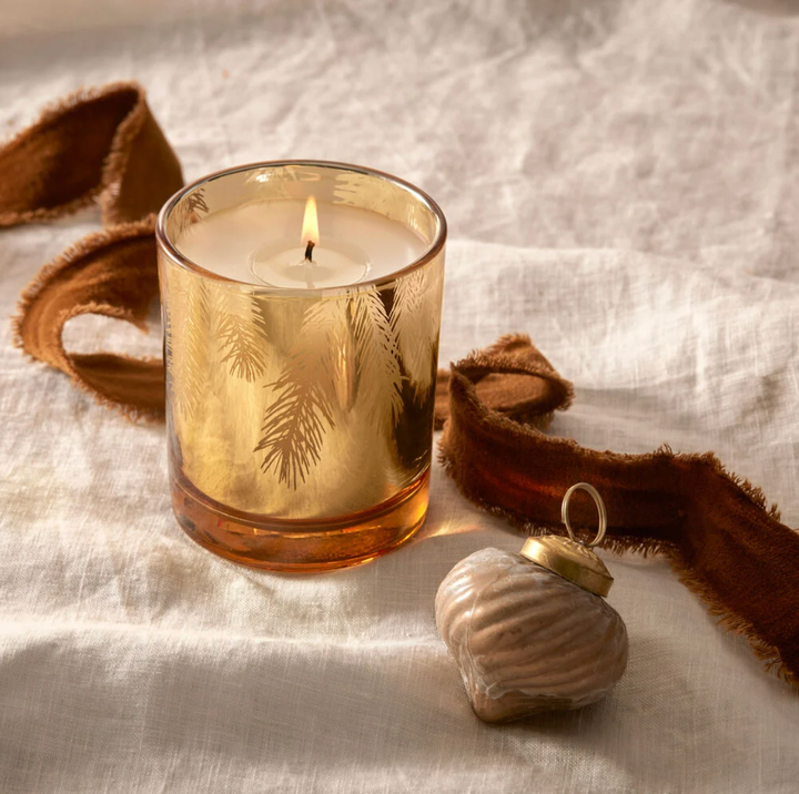 Frasier Fir Gilded Gold Poured Candle, 6.5oz