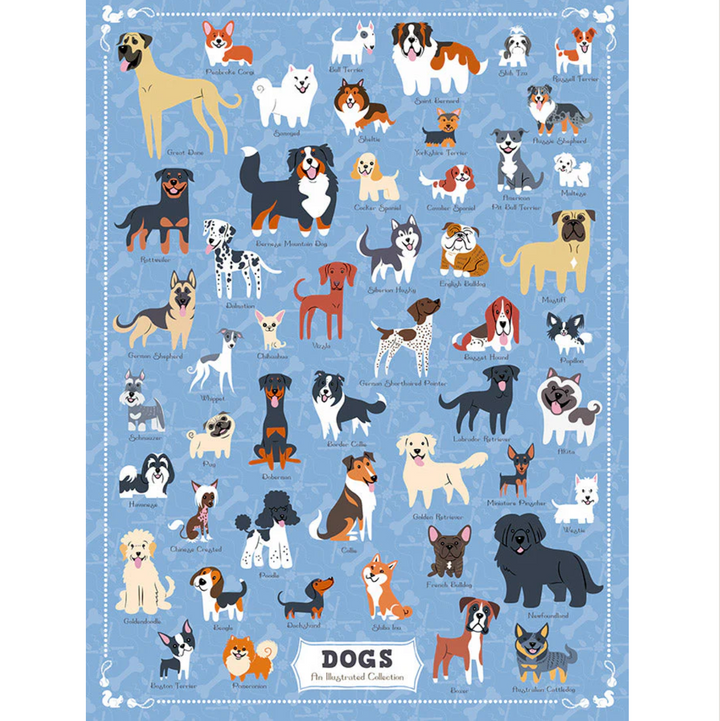 Illustrated Dogs Puzzle