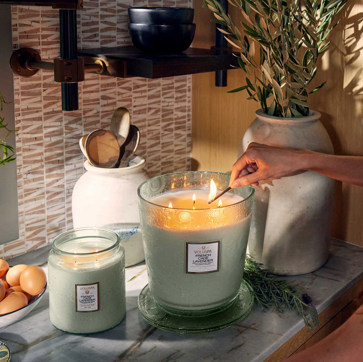 French Cade Lavender 5 Wick Hearth Candle
