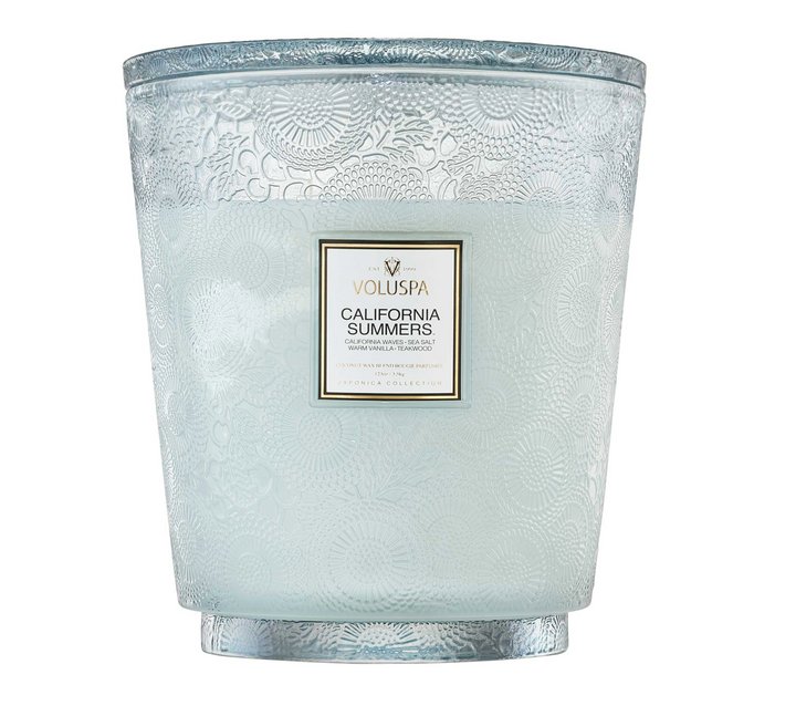 California Summers 5 Wick Hearth Candle