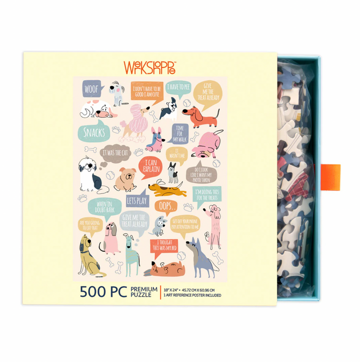 If Dogs Could Talk Puzzle, 500 piece