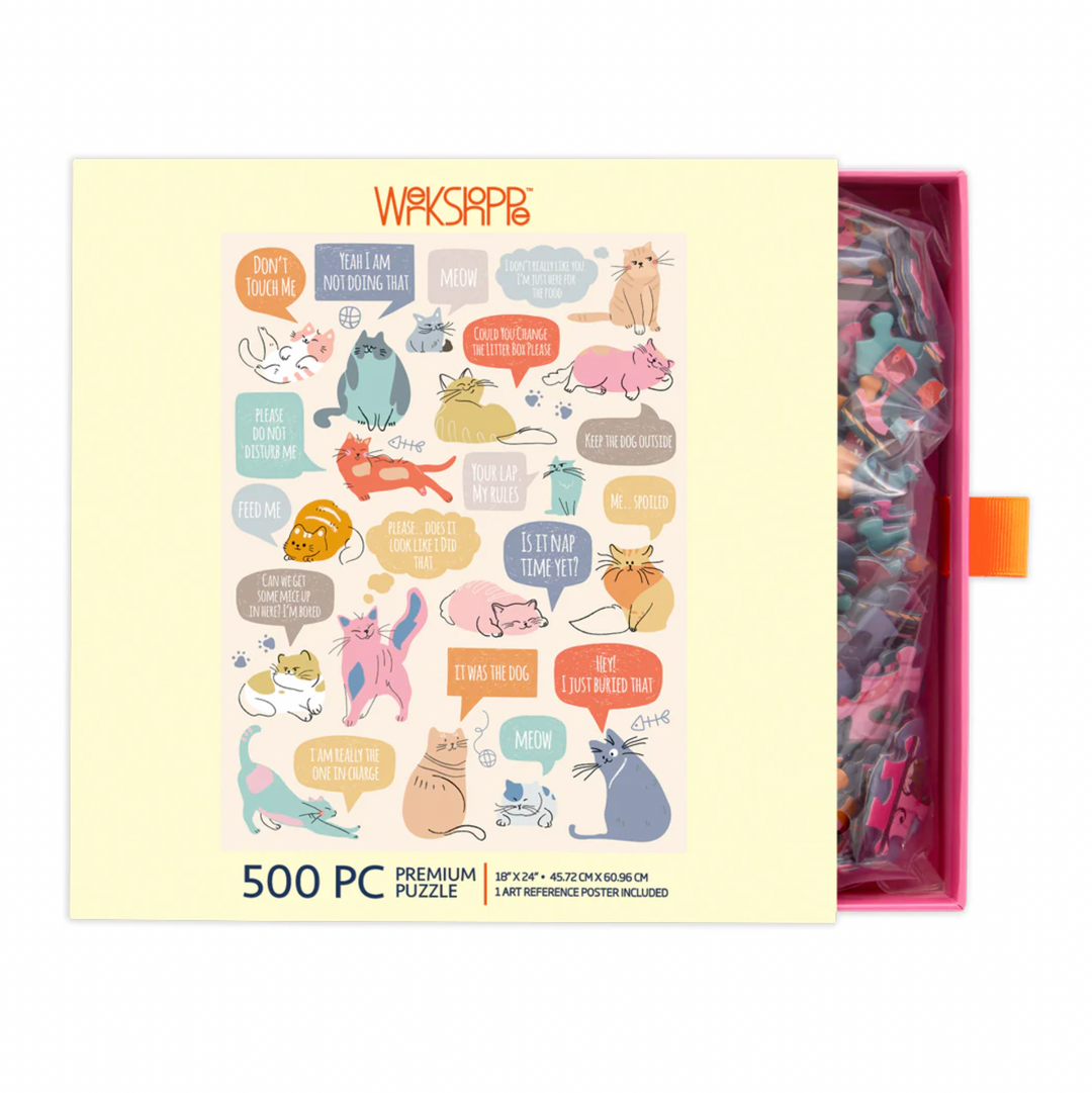If Cats Could Talk Puzzle, 500 piece