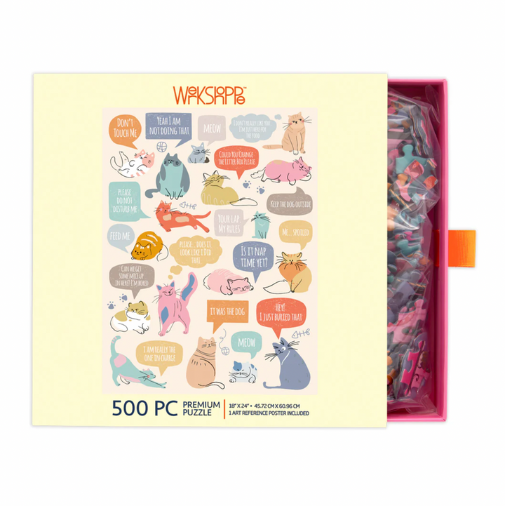 If Cats Could Talk Puzzle, 500 piece