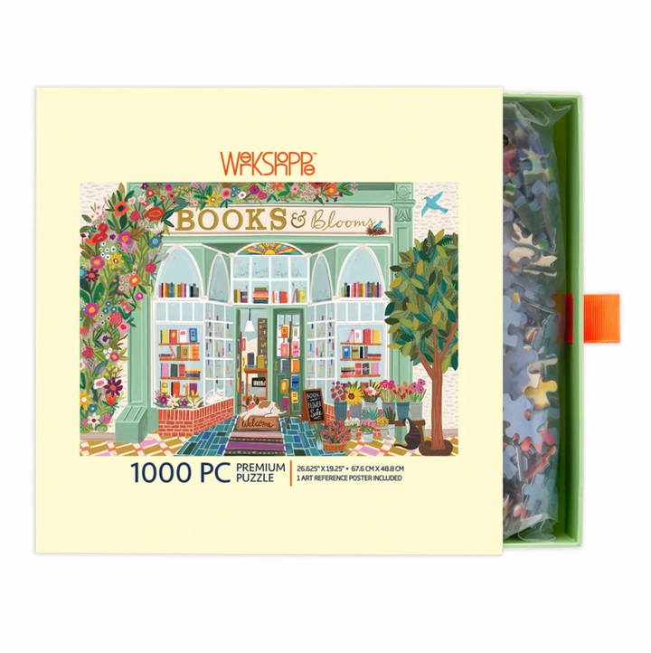 Books and Blooms Puzzle, 1000 piece
