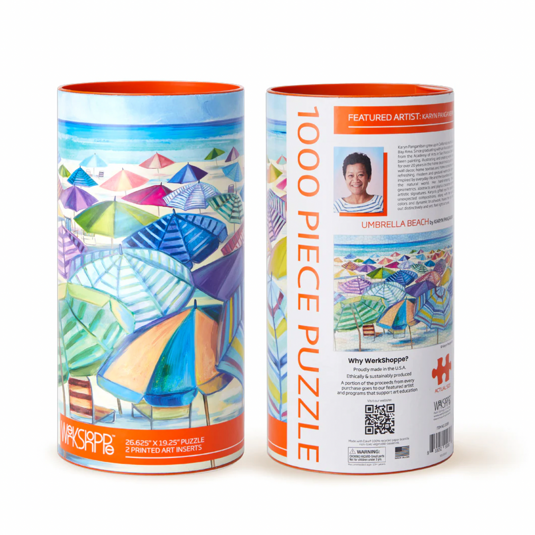 Umbrella Beach Puzzle, 1000 piece
