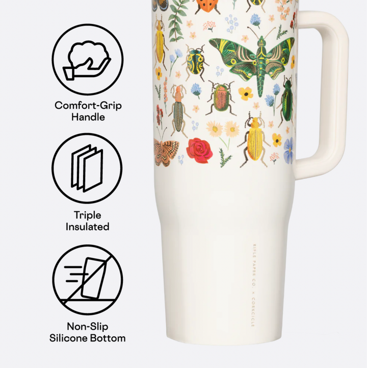Corkcicle Cruiser 40oz- Curio Cream