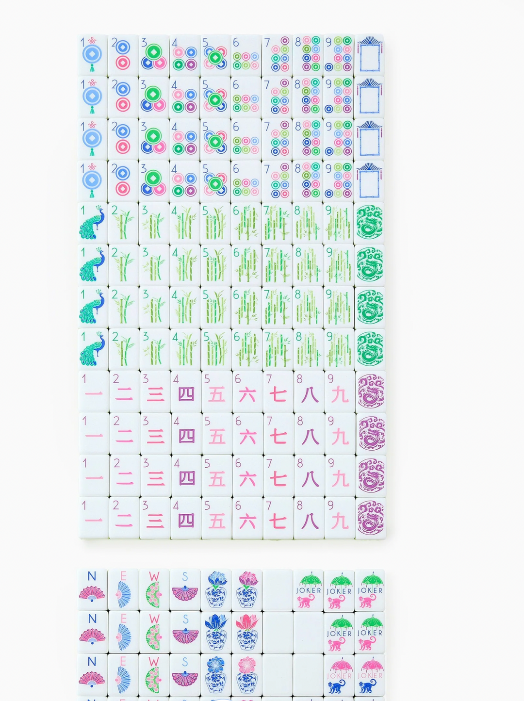Limoncello Mahjong Tiles
