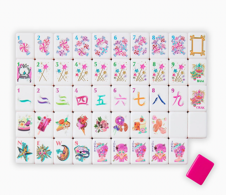 Glitterville Mahjong Tiles