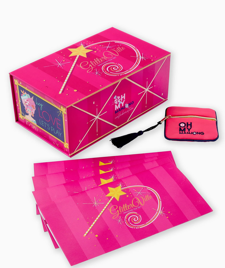 Glitterville Mahjong Tiles
