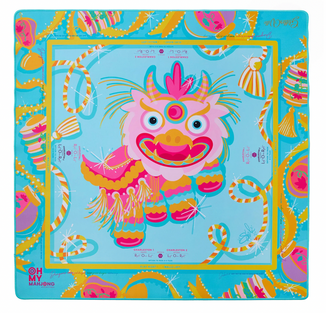 Glitterville Pink Dragon Mat