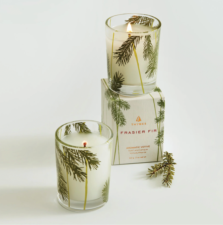Frasier Fir Pine Needle Votive Candle, 2oz