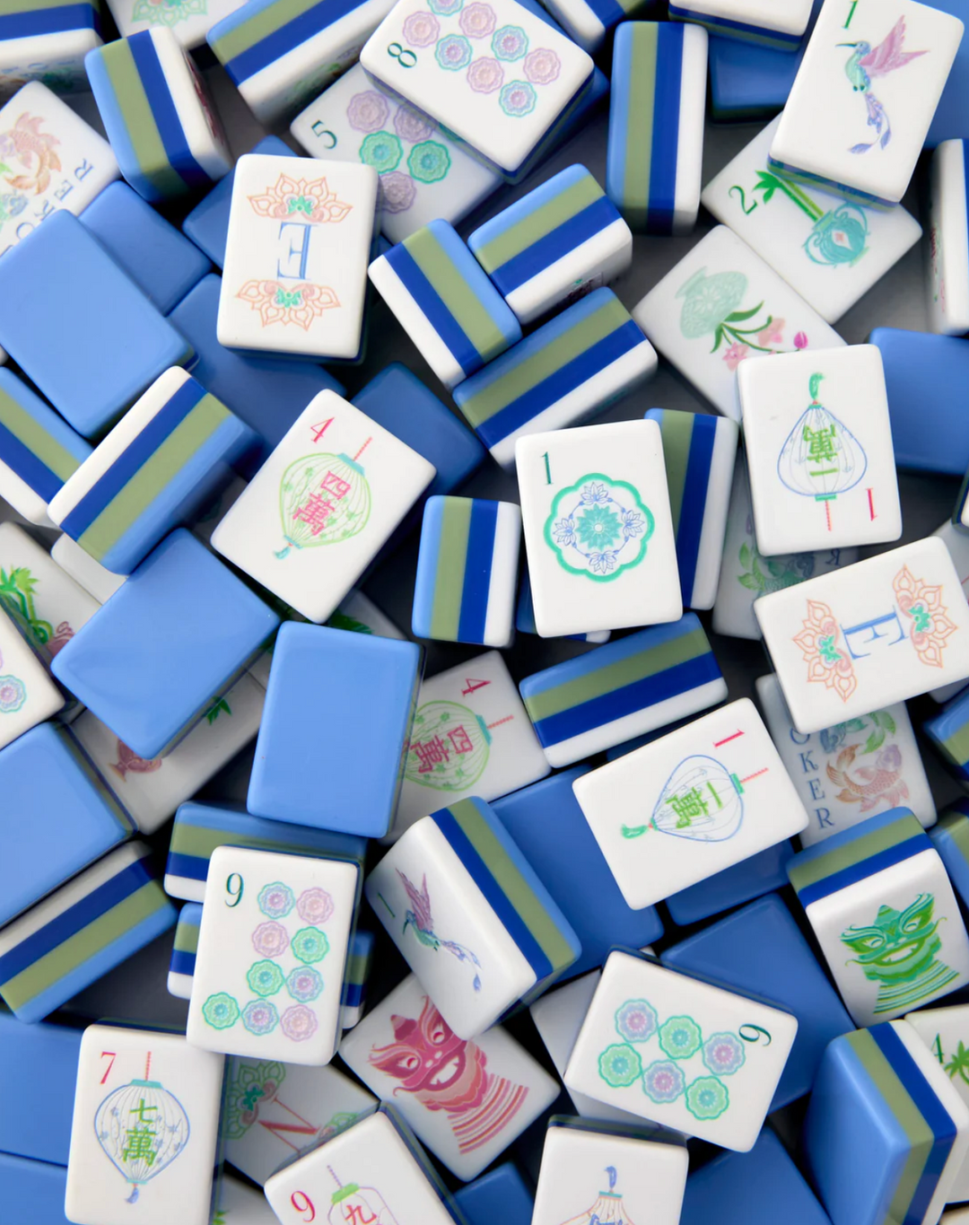 Moonlight Mahjong Tiles