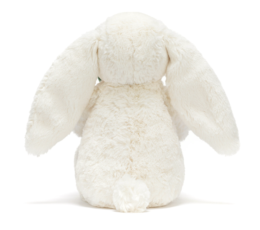 Cream Bunny With Plant