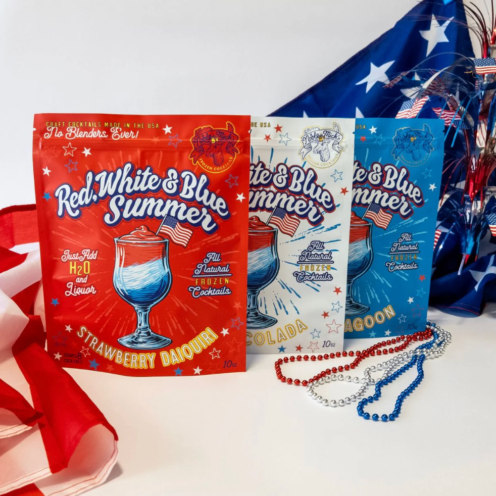 Red, White & Blue Summer Frozen Cocktail Mix