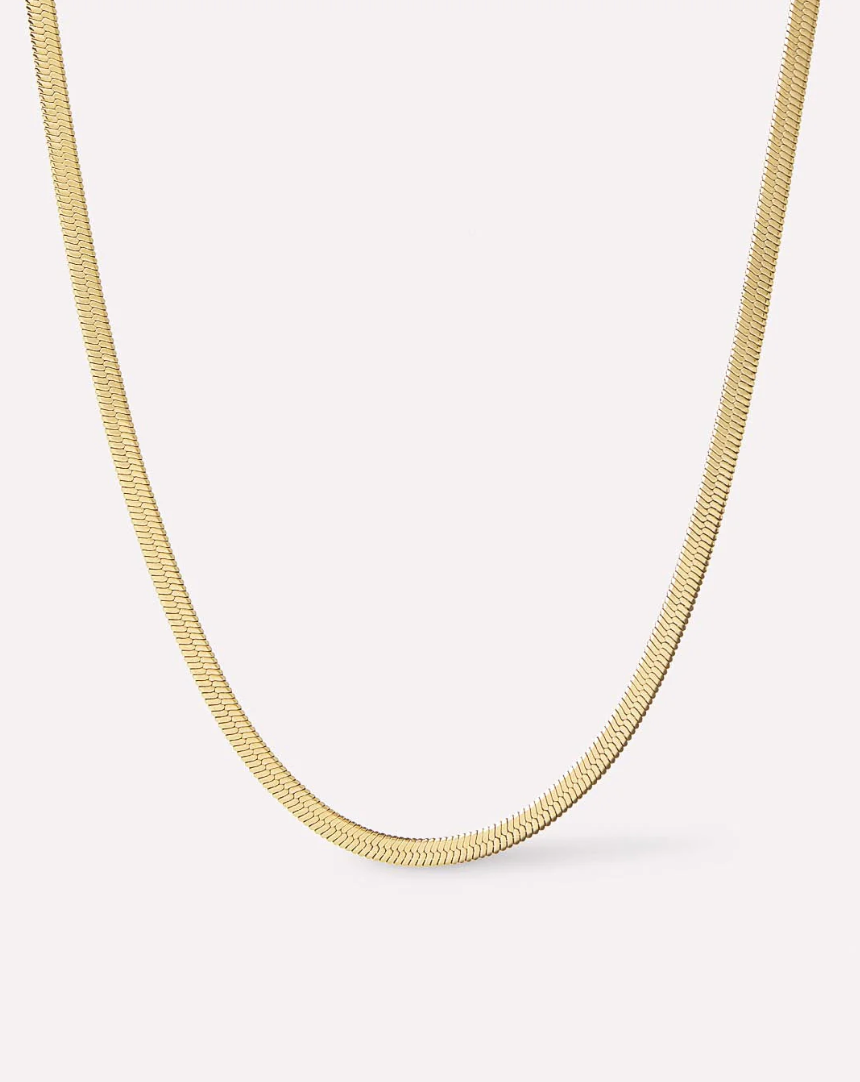 Ina Herringbone Chain Necklace