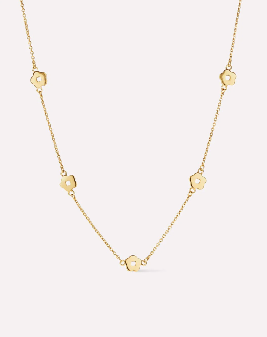Rowena Flower Station Necklace