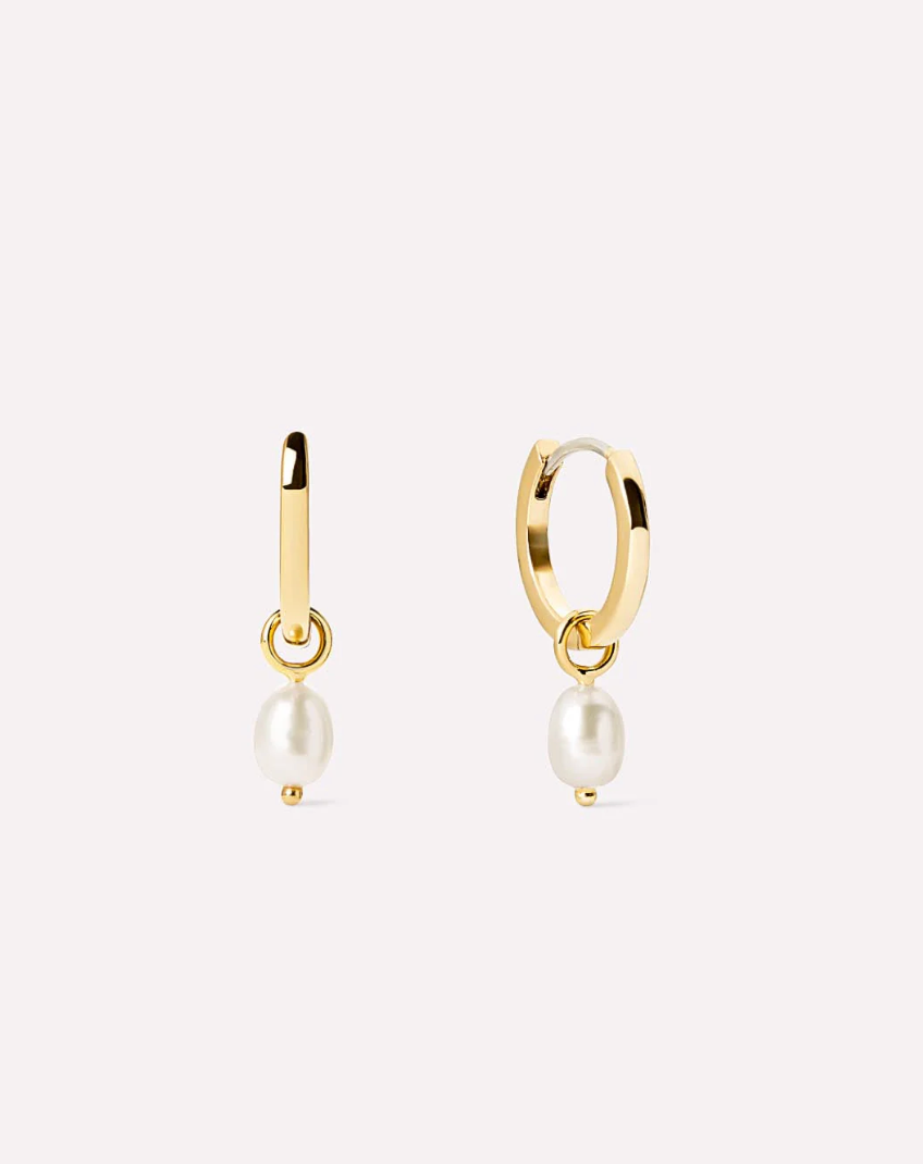 Frida Pearl Hoops
