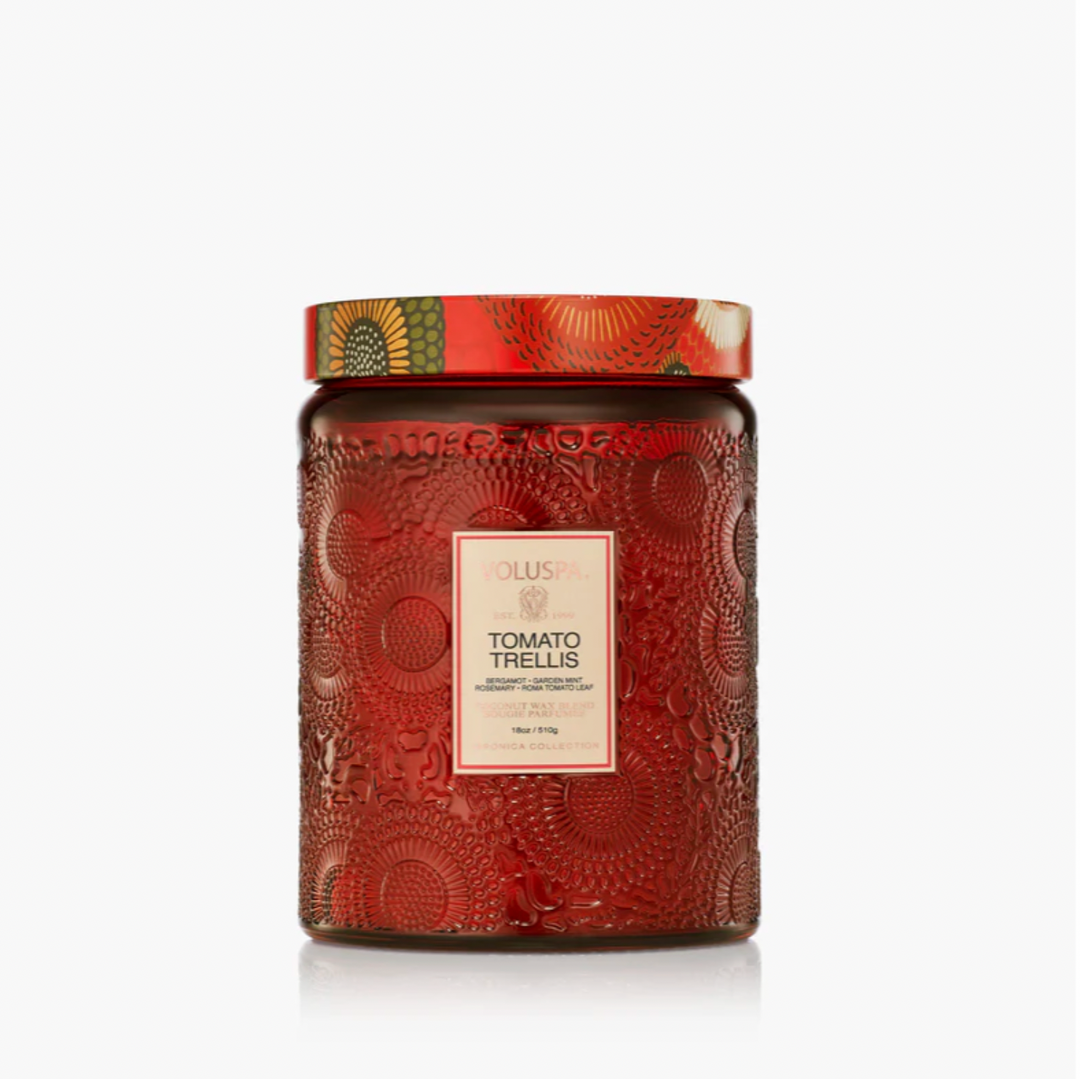 Tomato Trellis Large Jar Candle
