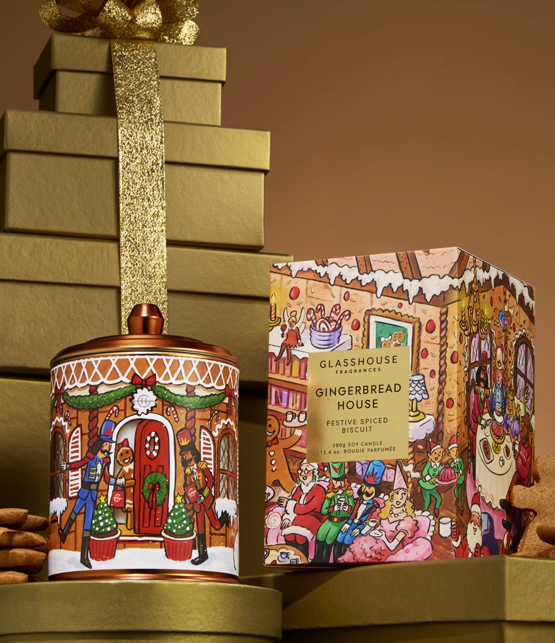 Gingerbread House Candle, 13.4oz