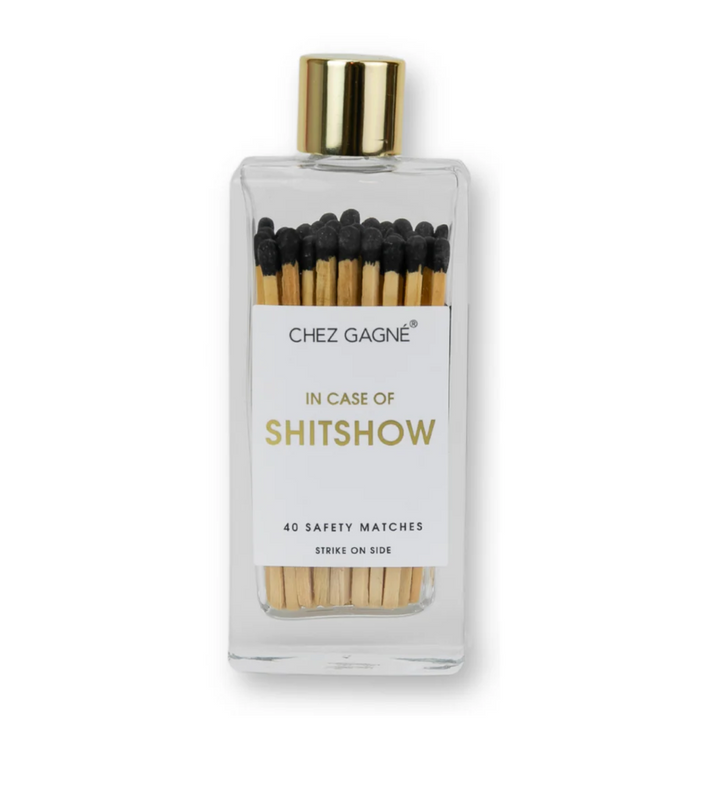 Glass Bottle Safety Matches