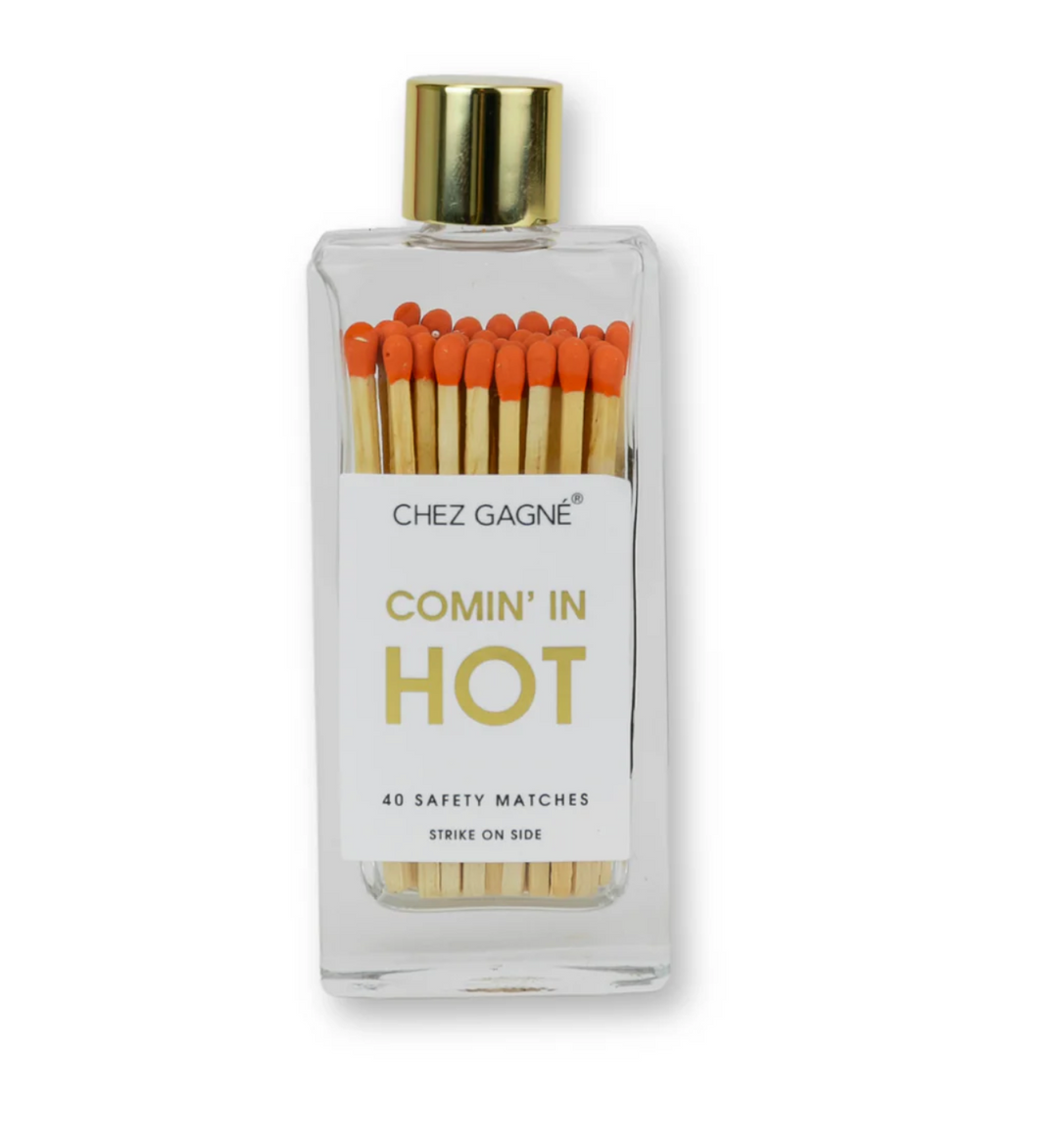 Glass Bottle Safety Matches