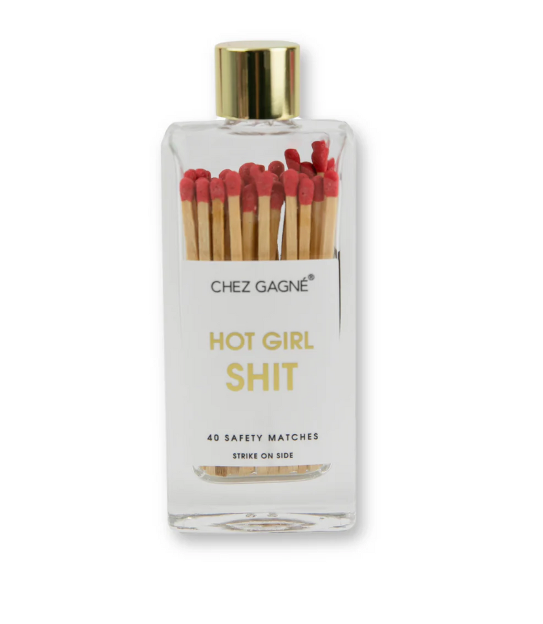 Glass Bottle Safety Matches