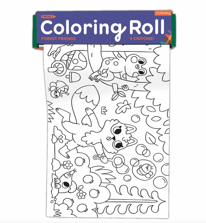 Mudpuppy Mini Coloring Roll