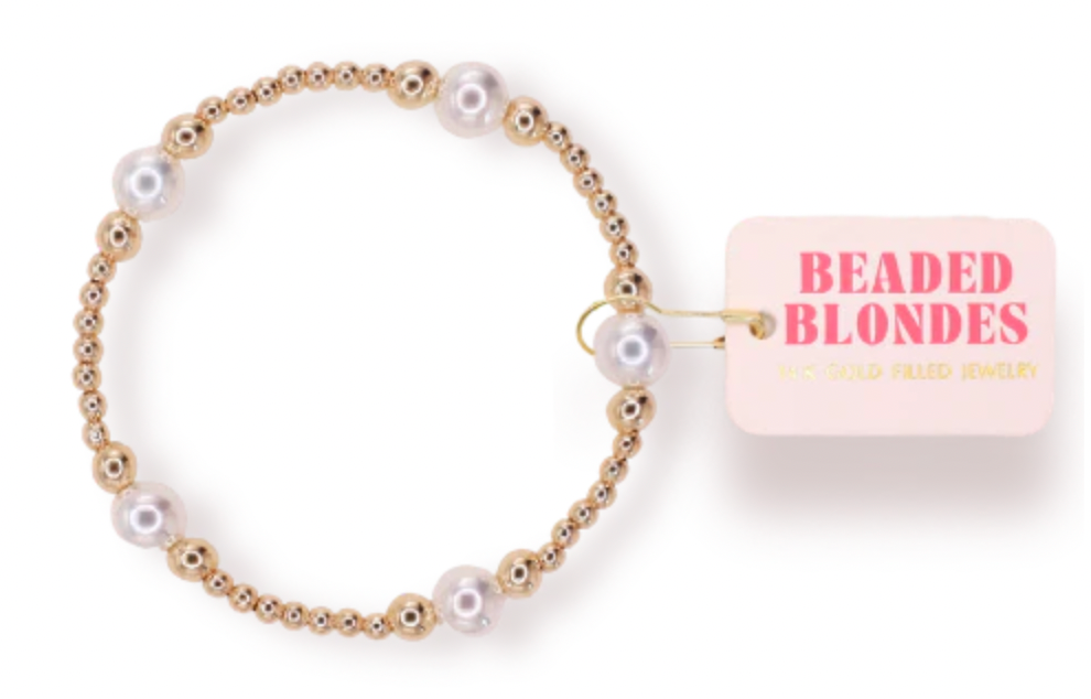 Pearl Beaded Blondes Bracelet