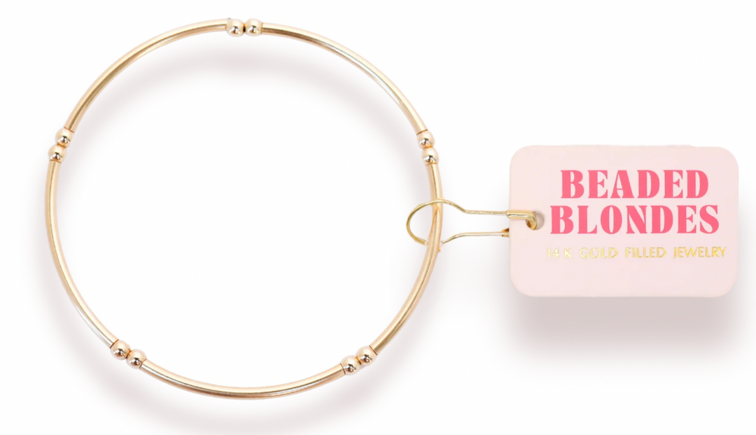 Gold Beaded Blondes Bracelet