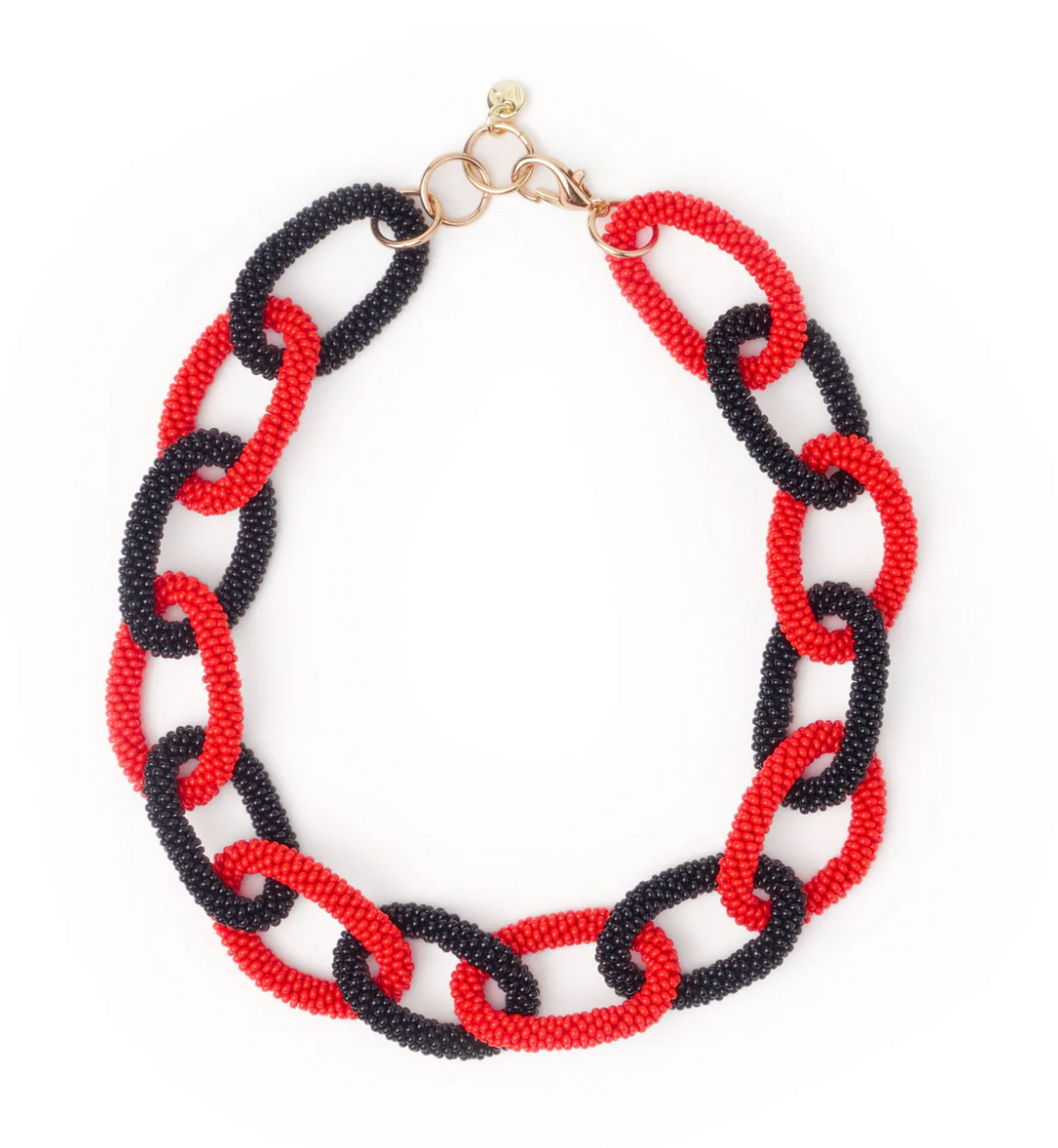 Jenna Chain Link Beaded Necklace