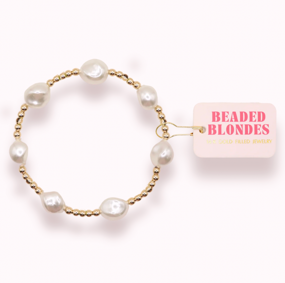 Pearl Beaded Blondes Bracelet