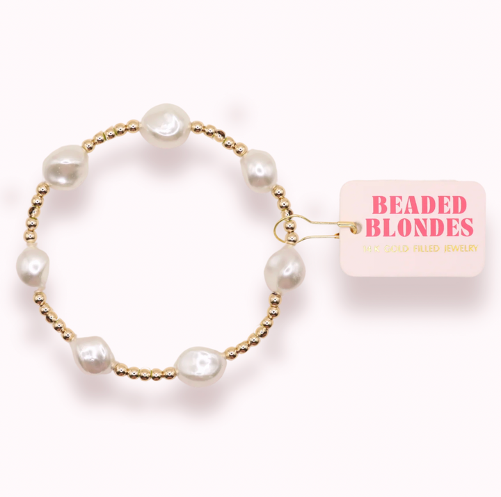 Pearl Beaded Blondes Bracelet