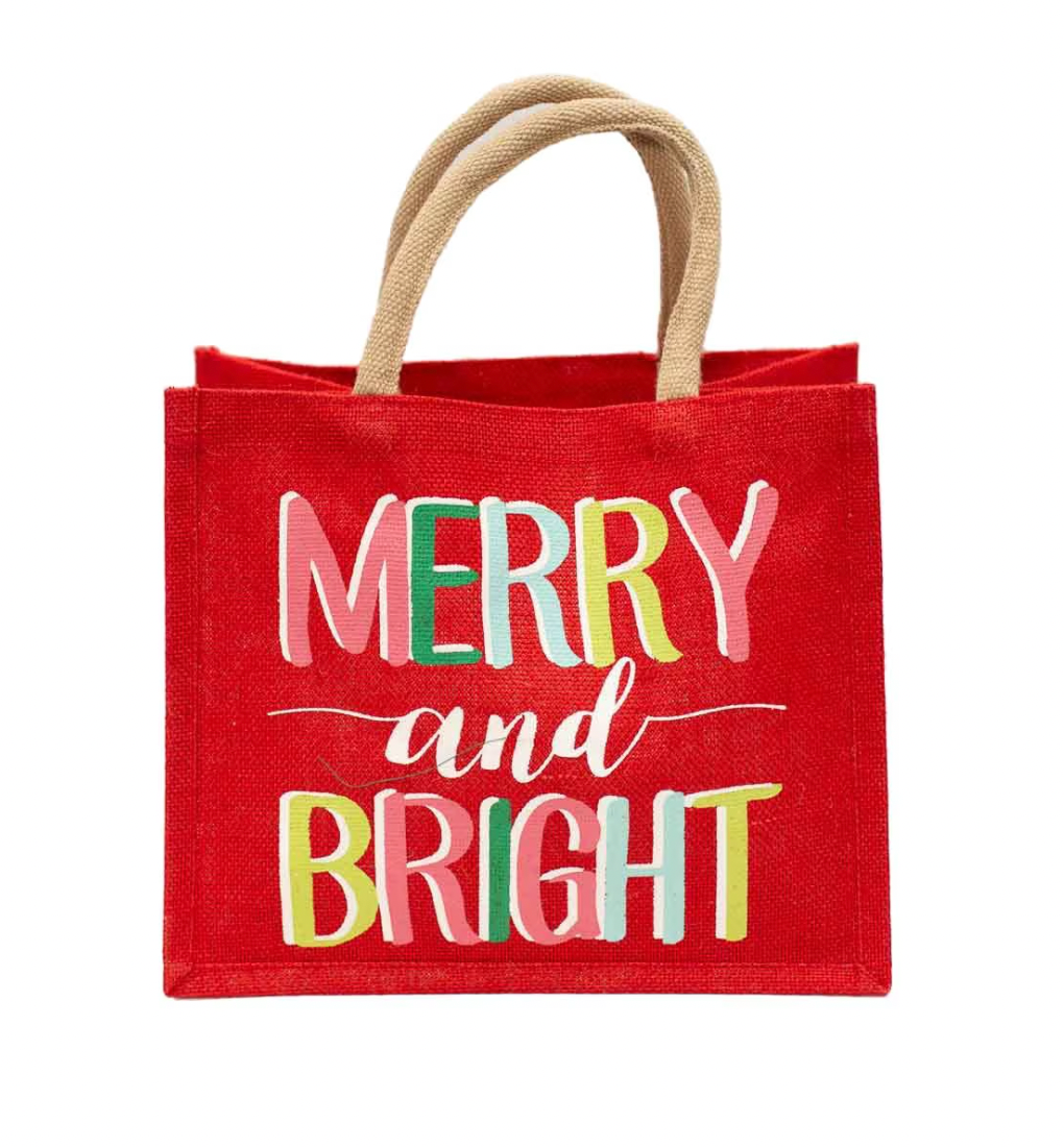 Medium Burlap Gift Tote