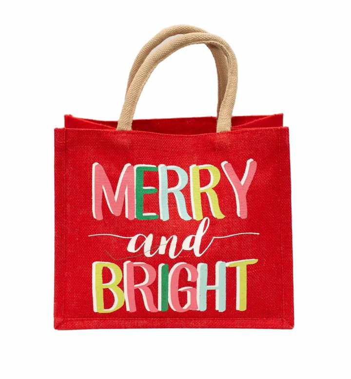 Medium Burlap Gift Tote