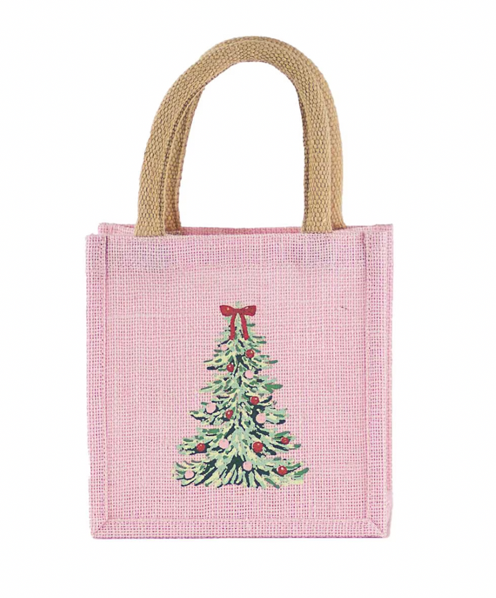 Petite Burlap Gift Tote