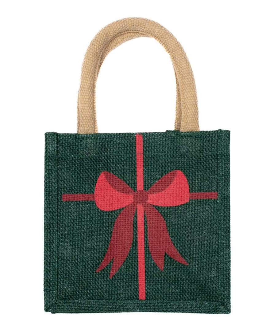 Petite Burlap Gift Tote