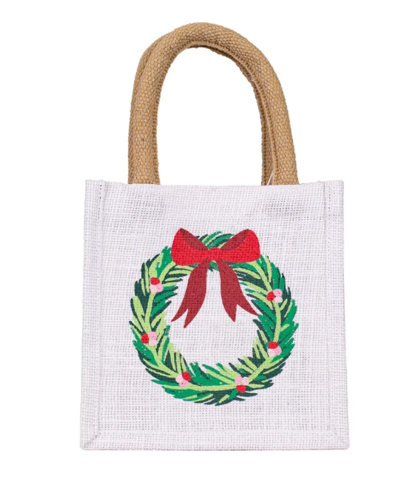Petite Burlap Gift Tote