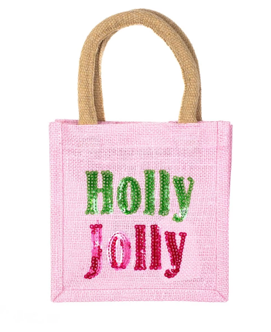 Petite Burlap Gift Tote