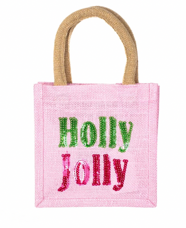 Petite Burlap Gift Tote